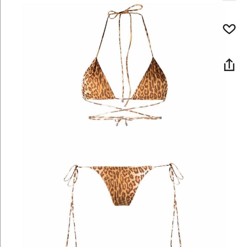Manokhi Leopard Print Bikini Set